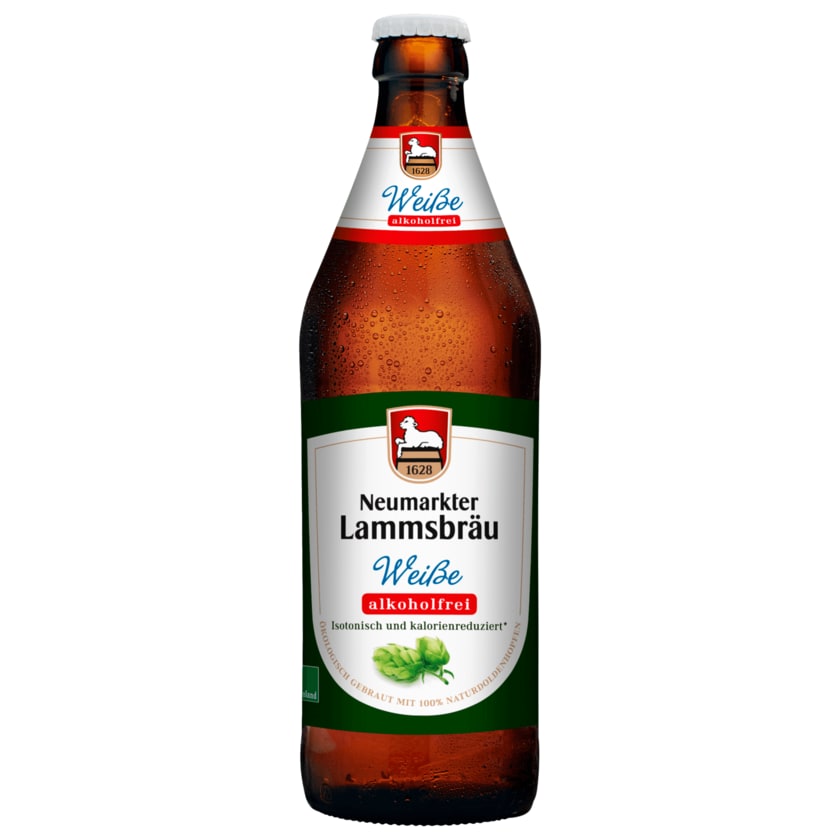 Neumarkter Lammsbräu Bio Weiße Alkoholfrei 0,5l
